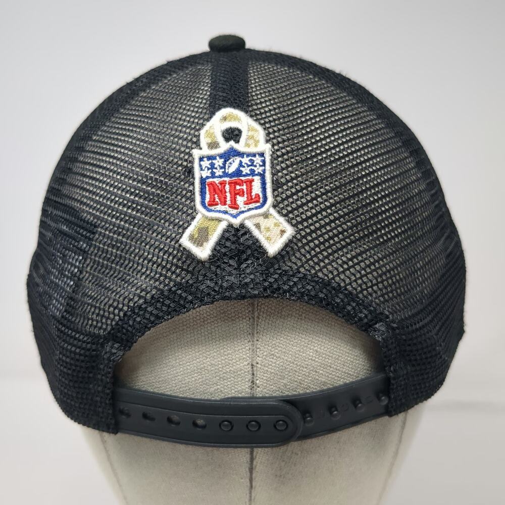 New Era Los Angeles Rams NFL Trucker Hat Green Digital Camo One Size Mesh Flag - Picture 6 of 10